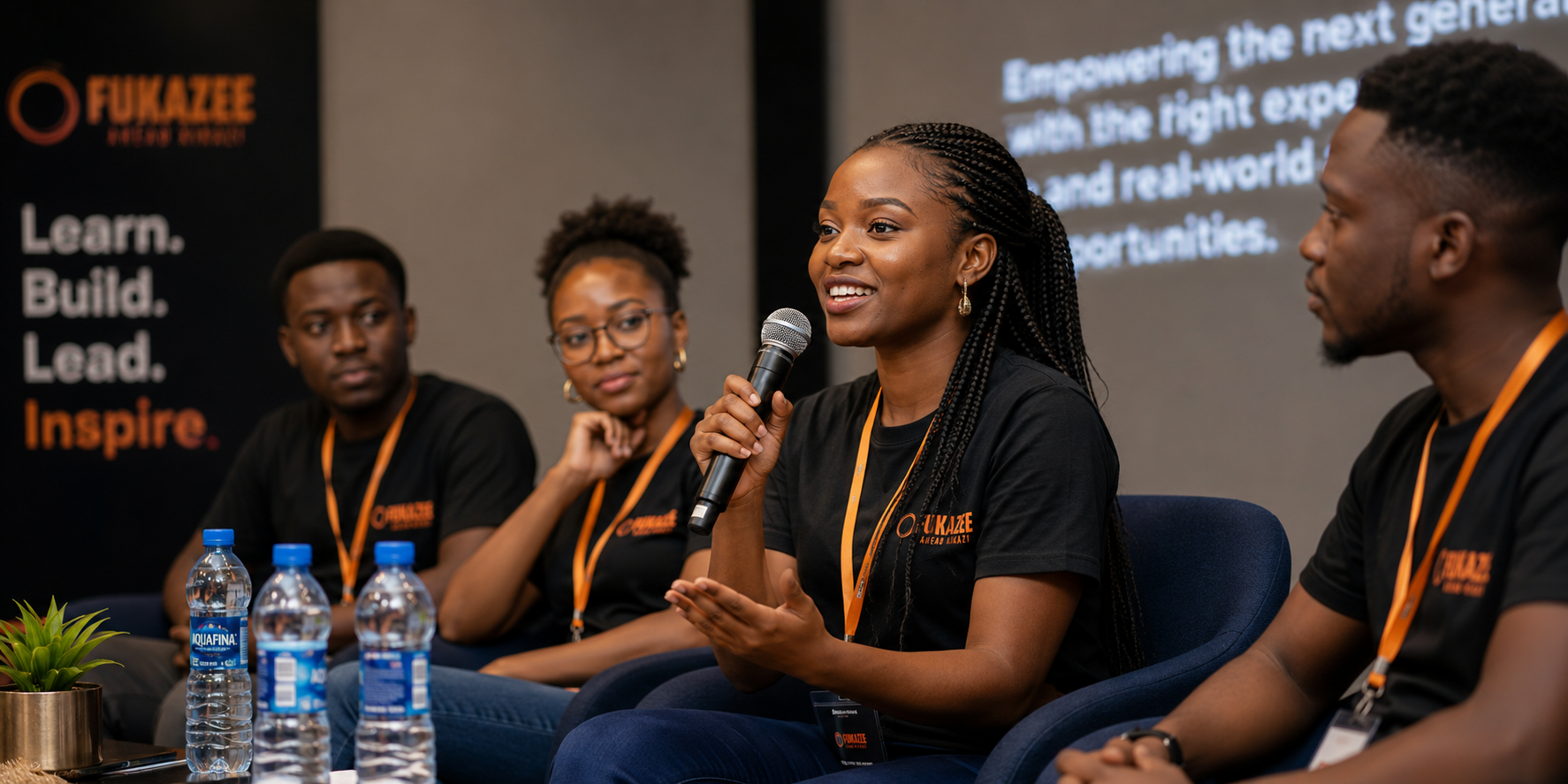FuKazee mentor speaking on a panel