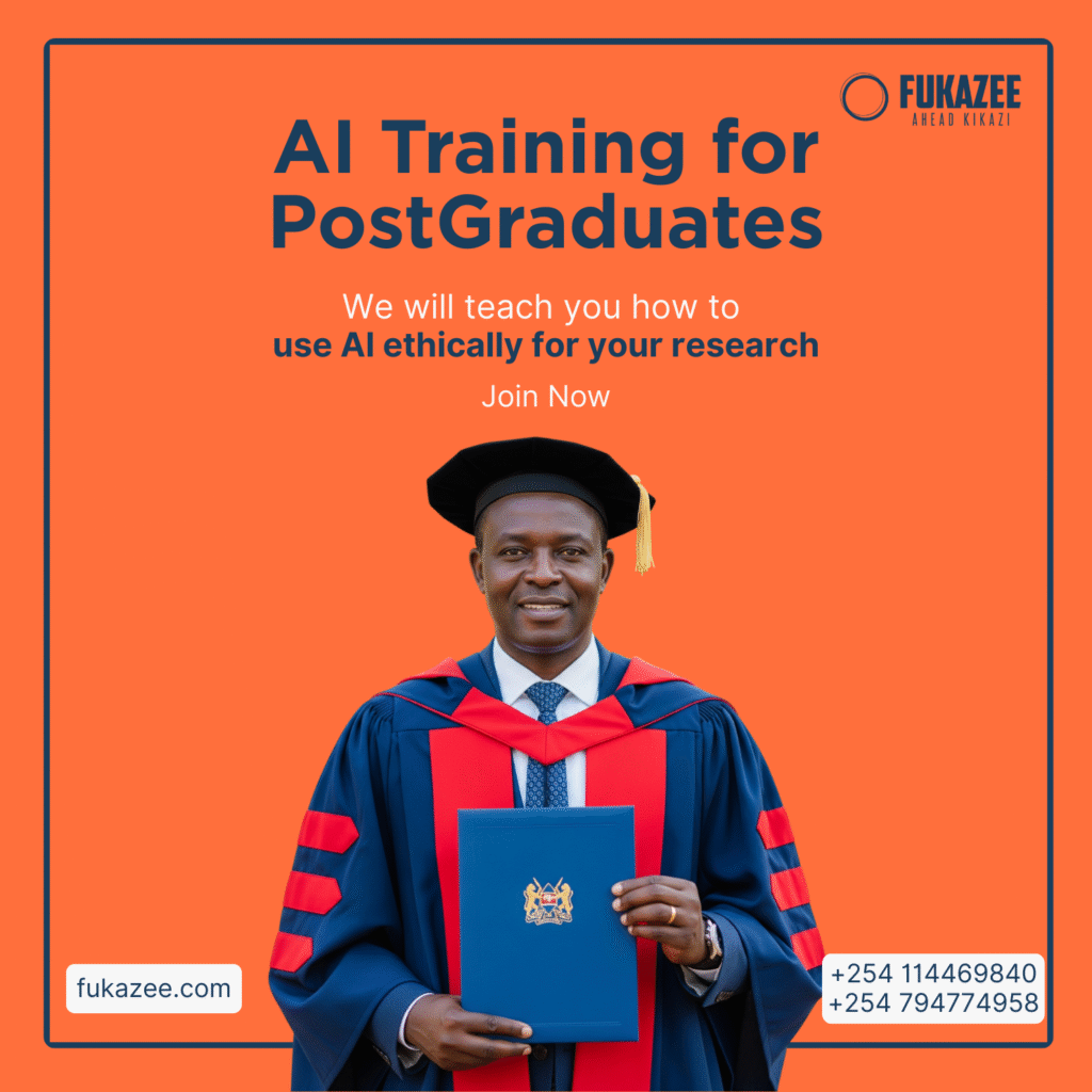 Use AI for Postgraduate Students poster